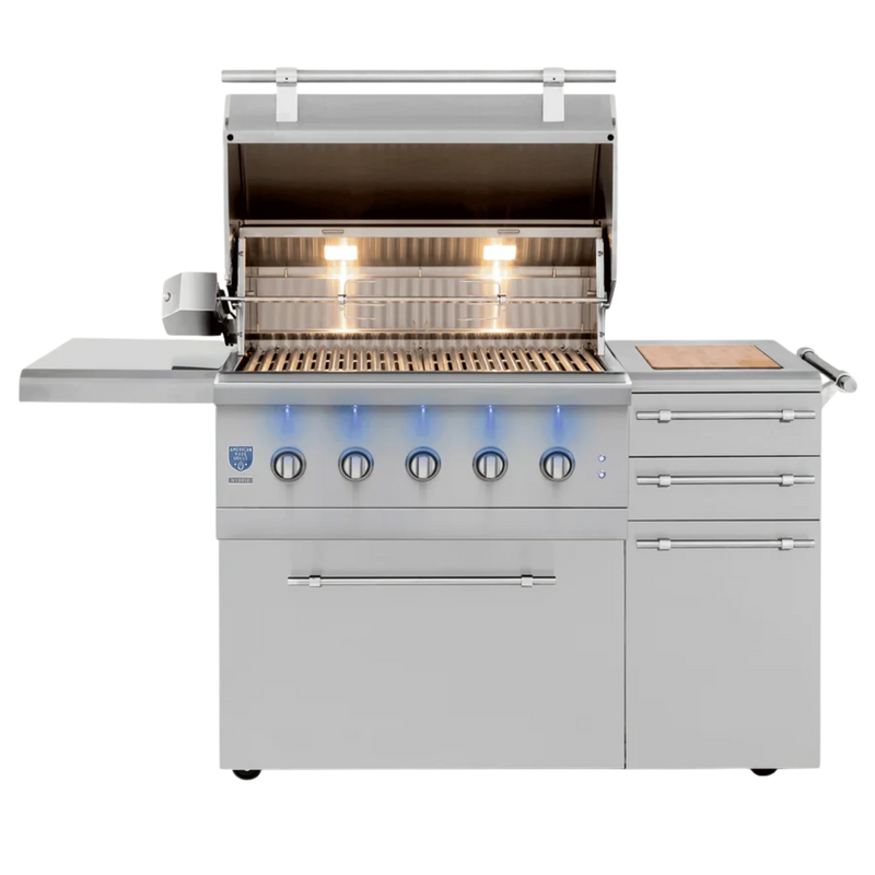 American Made Grills Encore 36-Inch Freestanding Hybrid Grill | GW STORE