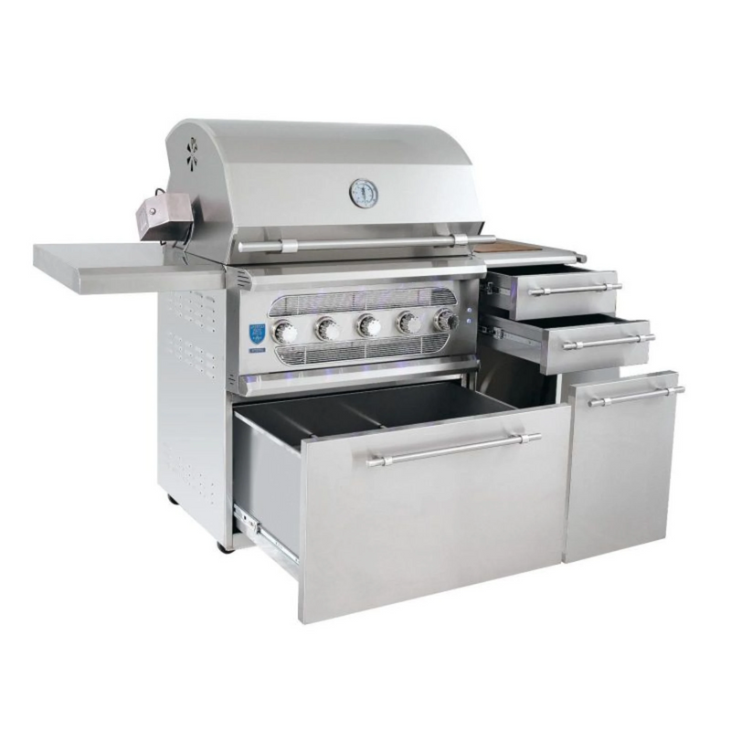 American Made Grills Muscle 36-Inch Freestanding Hybrid Grill | GW STORE