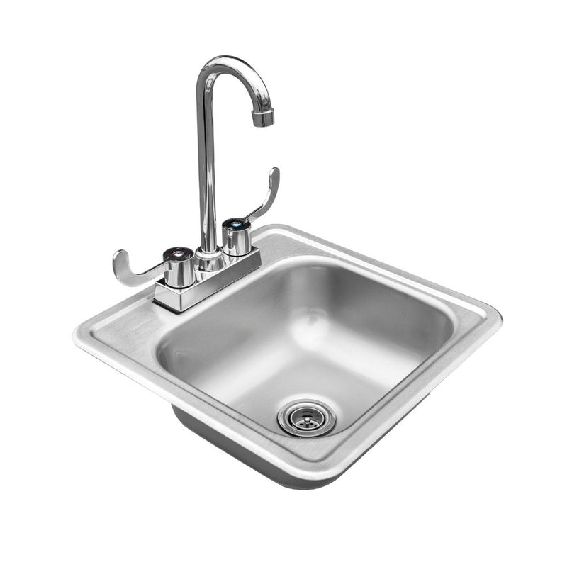 TrueFlame TF-NK-15D Drop-in 15x15" Sink