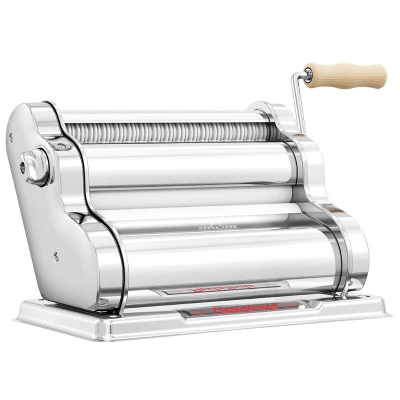 Pastalinda Classic 260 Pasta Maker Machine with  Hand Crank and Two Clamps