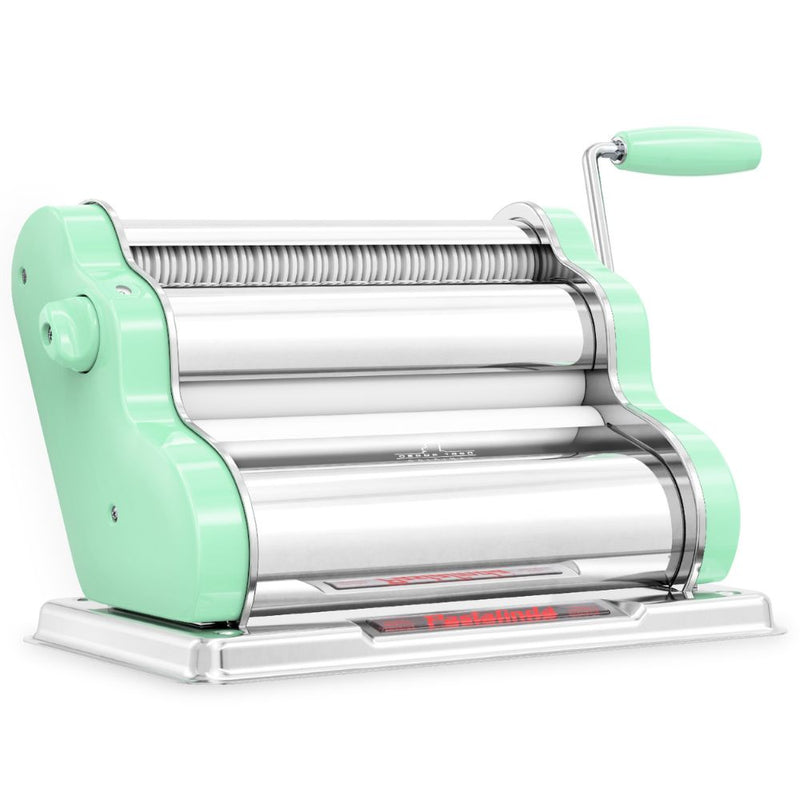 Pastalinda Classic 260 Pasta Maker Machine with  Hand Crank and Two Clamps