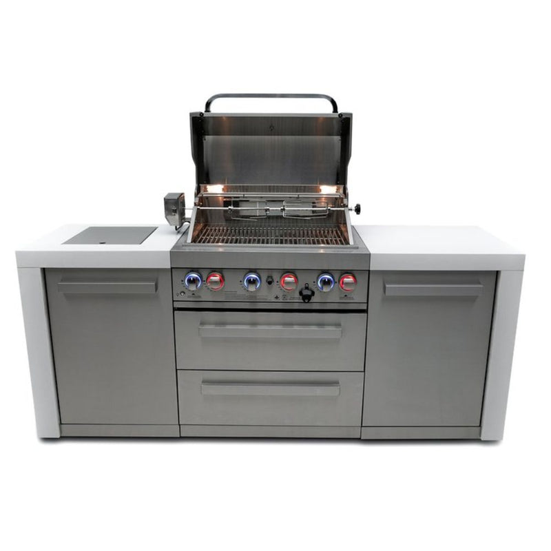 Mont Alpi MAi400-D 4-Burner Deluxe Island