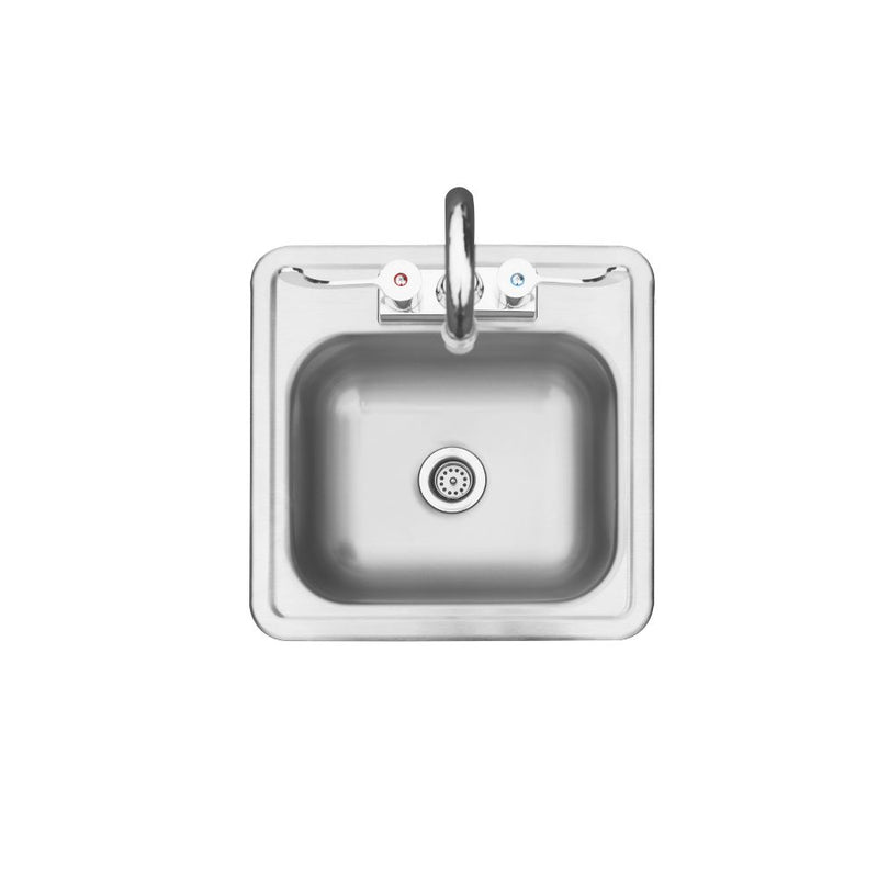 TrueFlame TF-NK-15D Drop-in 15x15" Sink