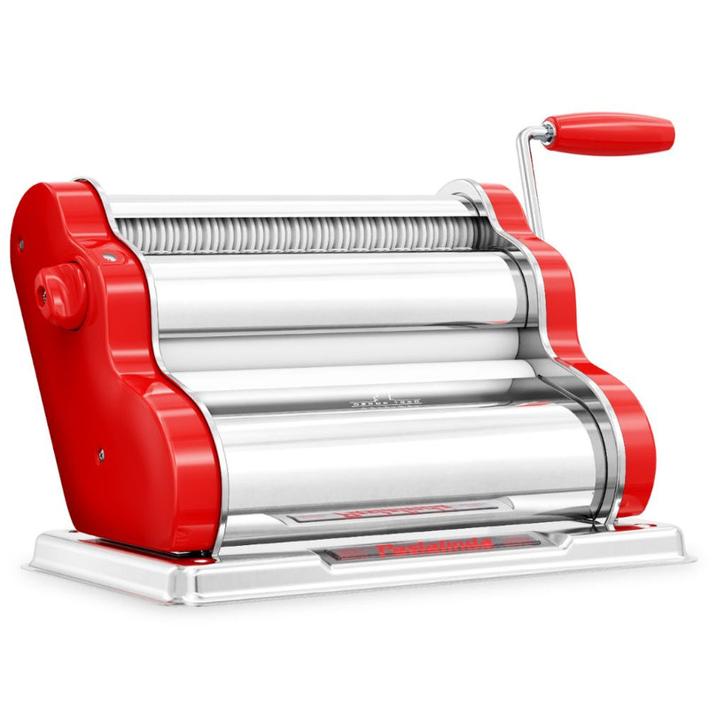 Pastalinda Classic 260 Pasta Maker Machine with  Hand Crank and Two Clamps