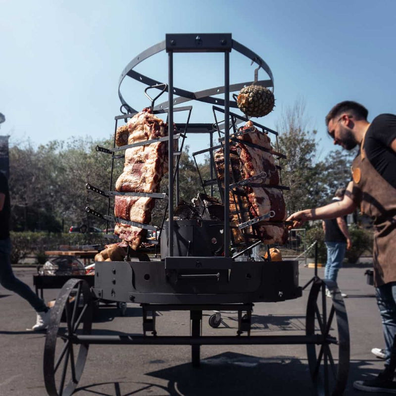 Tromen Duomo Firepit Open Fire Argentine Grill with Trolley | GW STORE
