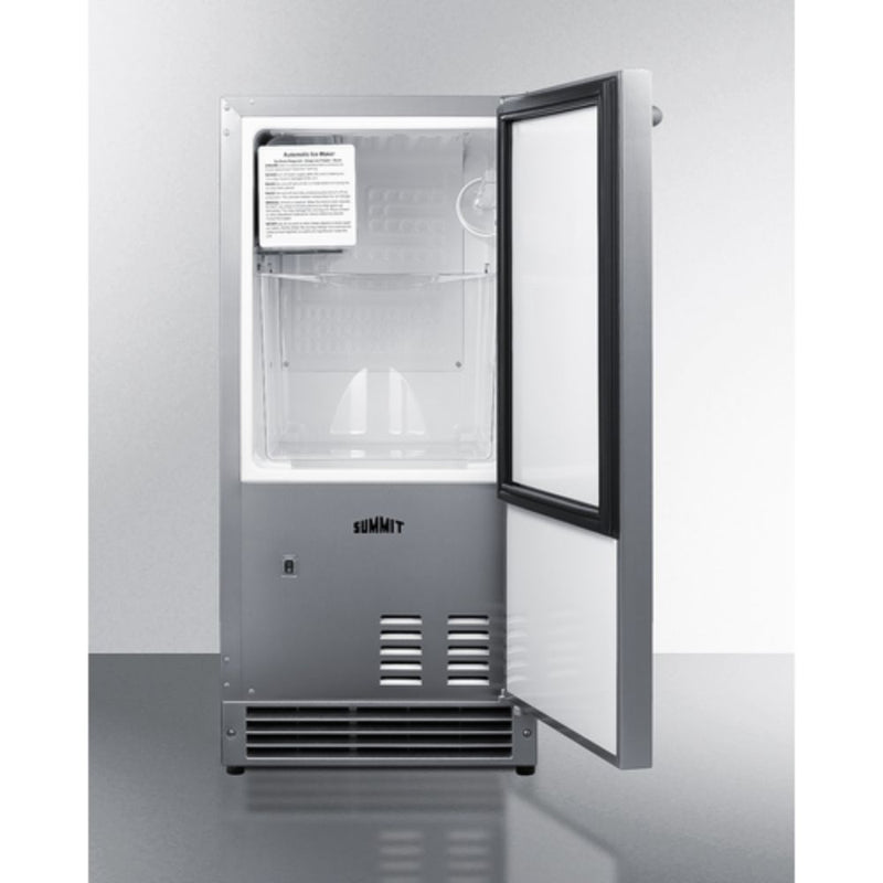 Summit 25 lb. Drain-Free Outdoor Icemaker, ADA Compliant