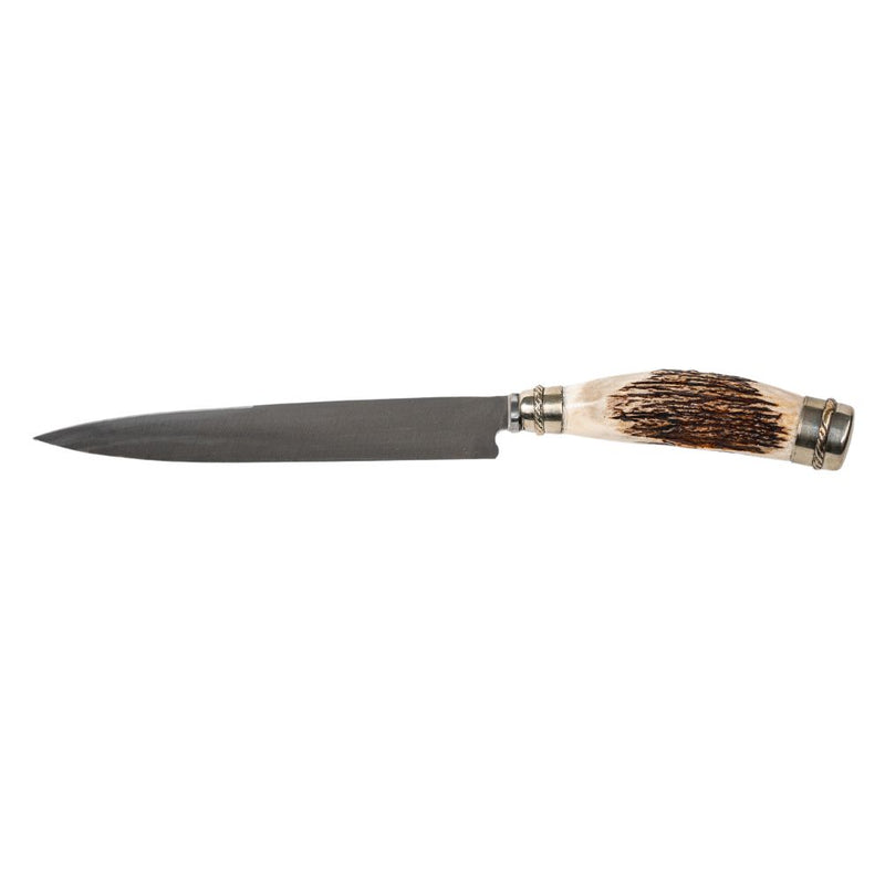 El Cedro Nickel Silver Deer Handle Knife