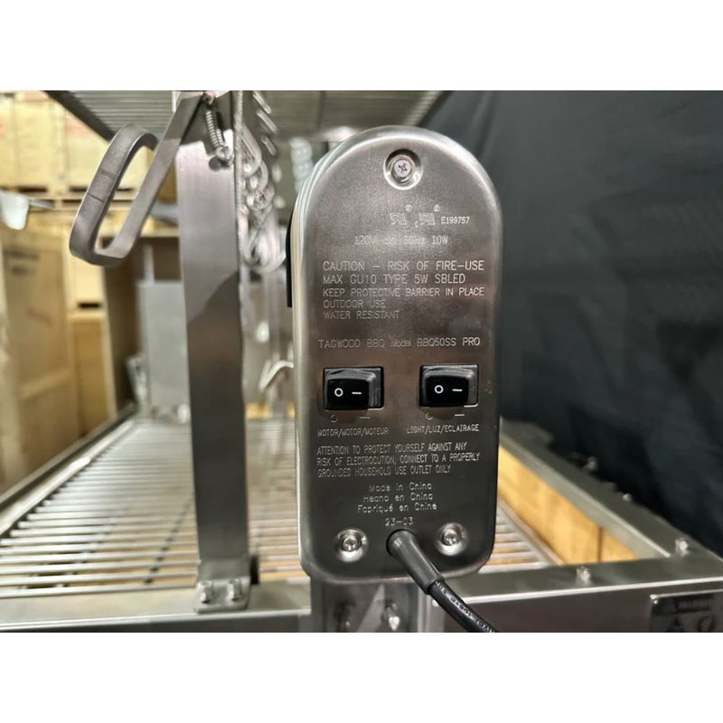 Tagwood BBQ50SS-PRO BBQ Stainless Steel Rotisserie Kit | GW STORE