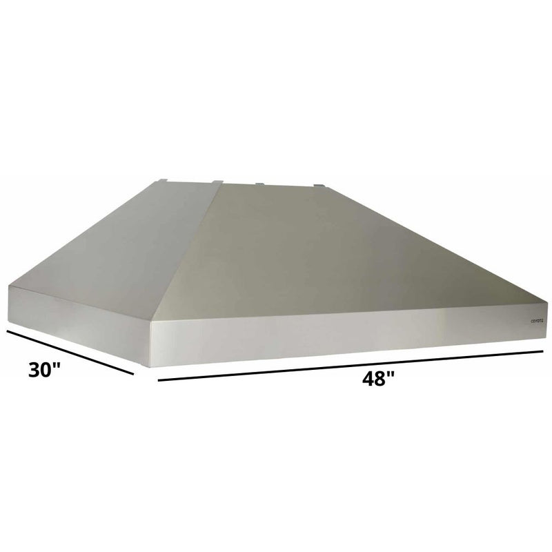 Coyote C1HOOD48 48-Inch Outdoor Ventilation Hood w/ Internal 1200 CFM Blower Motor