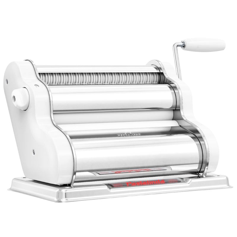 Pastalinda Classic 260 Pasta Maker Machine with  Hand Crank and Two Clamps