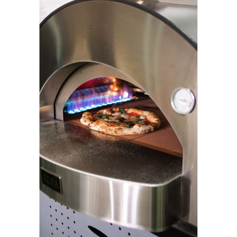 Alfa Classico 4 Pizze Freestanding Grey Gas Pizza Oven | GW STORE