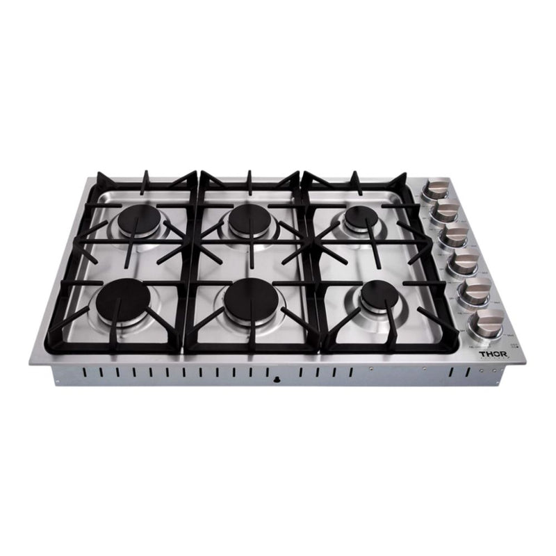 Thor Kitchen Professional 36-Inch 6-Burner Drop-in Gas Cooktop
