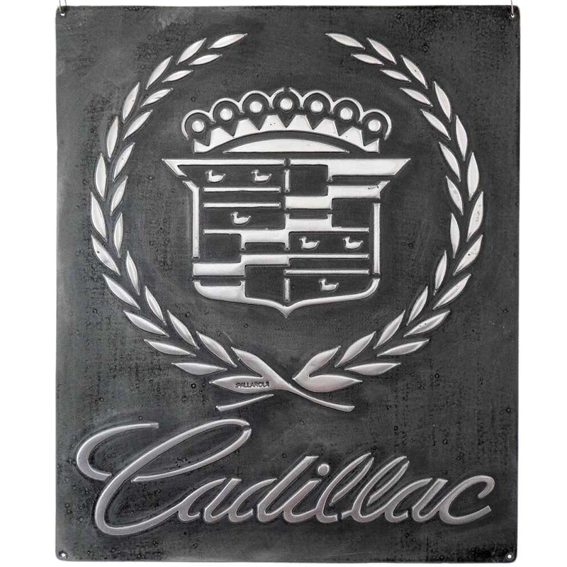 Pallarols Vintage "Cadillac" Metal Sign, 20x24"