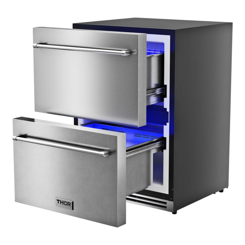 THOR Kitchen 24-Inch Indoor/Outdoor Freezer Drawer