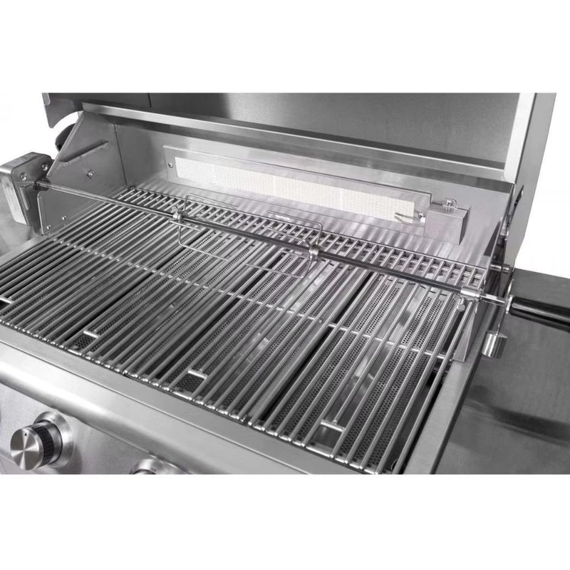 Blaze BLZ-34-ROTIS-SS Rotisserie Kit For 32-Inch Charcoal & 4-Burner Gas Grills