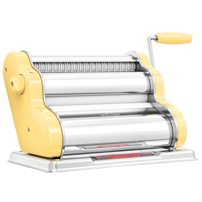Pastalinda Classic 260 Pasta Maker Machine with  Hand Crank and Two Clamps