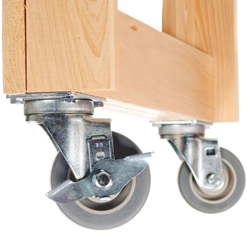 Primo PG00614 Cypress Countertop Table For Oval Junior 200 Kamado