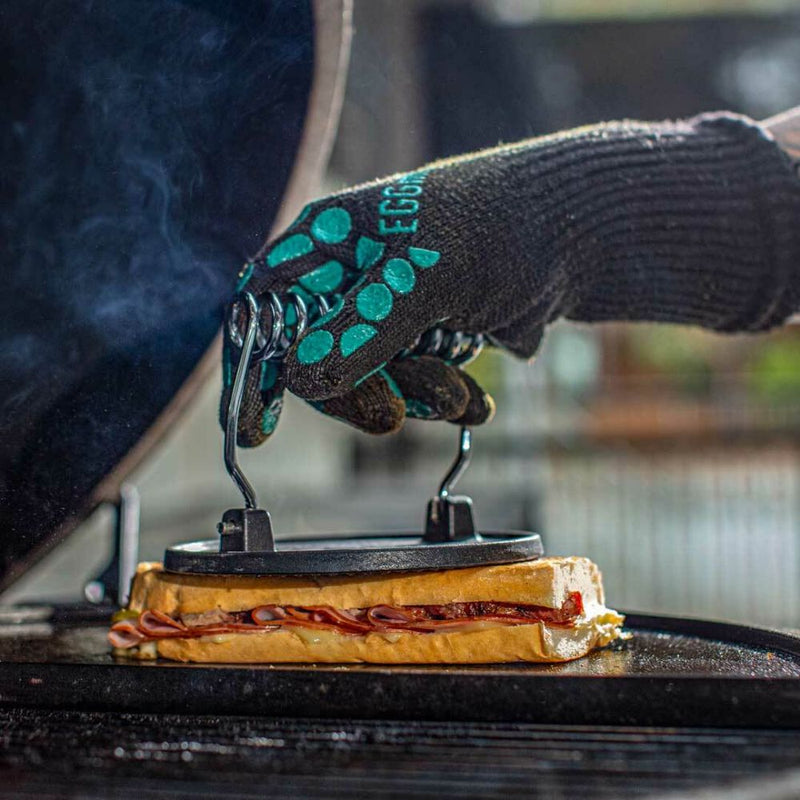 Big Green Egg 127648 Cast Iron Grill Press