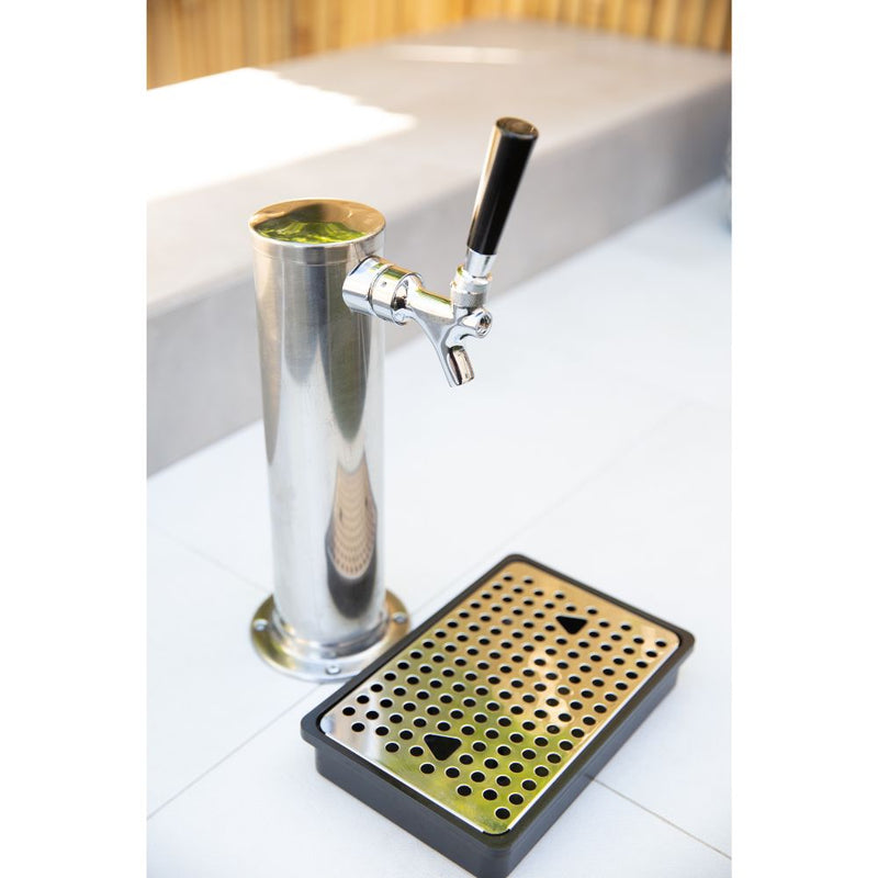 TrueFlame TF-RFR-24DK1 Deluxe Outdoor Rated 6.6c Single Tap Kegerator