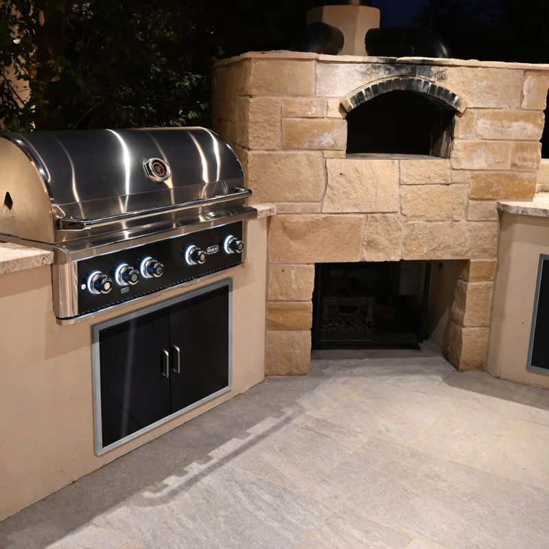 Wildfire Ranch PRO 42-Inch Black Built-in Gas Grill