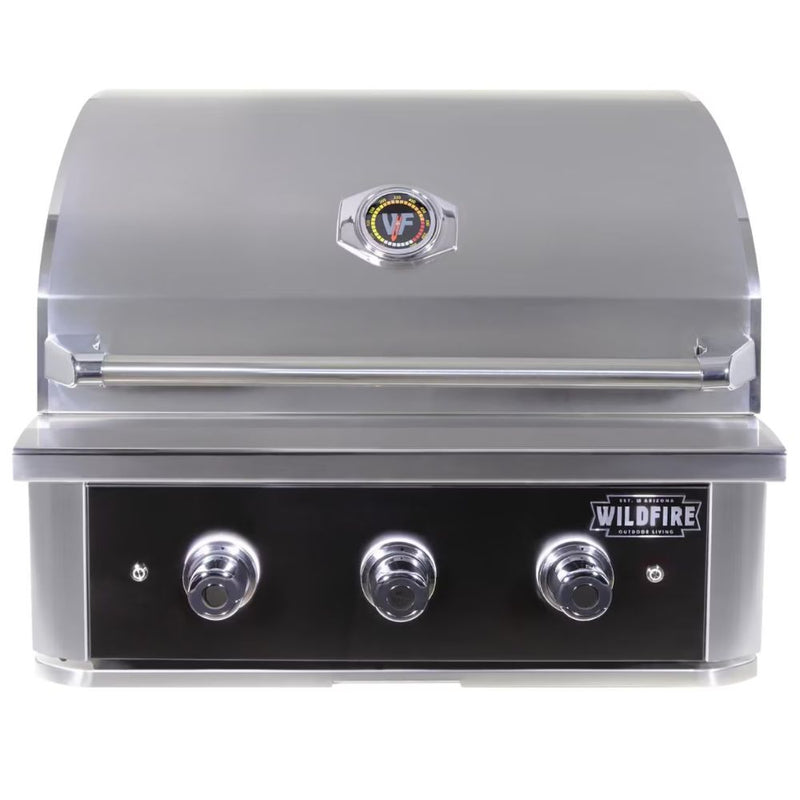 Wildfire Ranch PRO 30-Inch Black Built-in Gas Grill