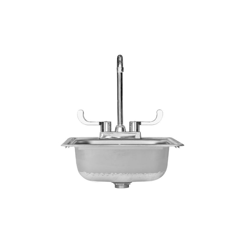TrueFlame TF-NK-15D Drop-in 15x15" Sink