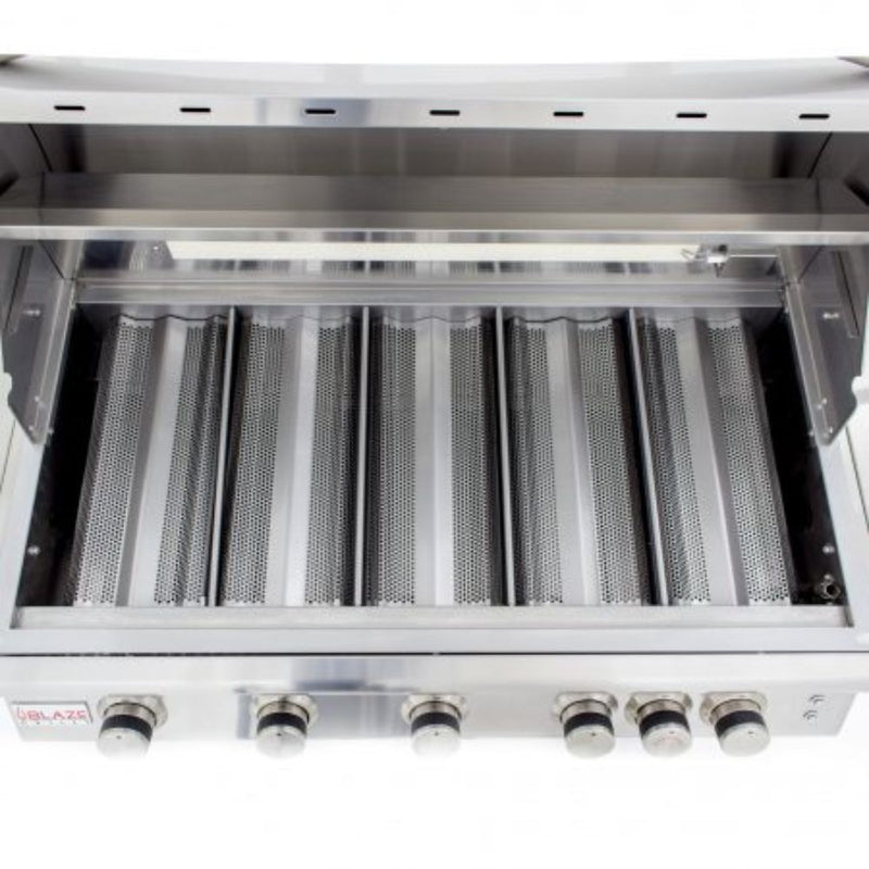 Blaze 40-Inch 5-Burner LTE Gas Grill with Rear Burner & Lighting System