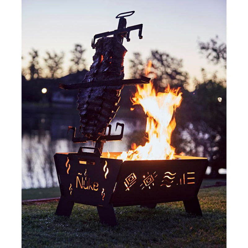 Nuke Huapi 70 Portable Argentine Wood Fire Firepit