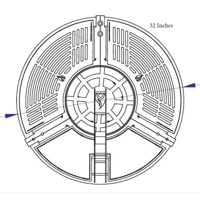 Tromen Duomo Ceibo Firepit Open Fire Argentine Grill