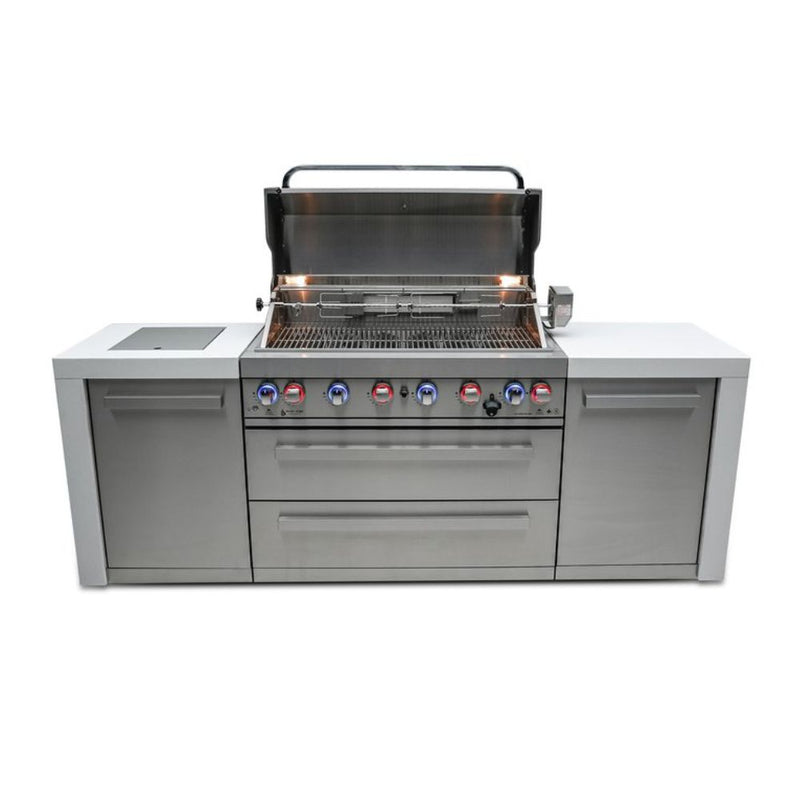 Mont Alpi MAi805-D 6-Burner Deluxe Island