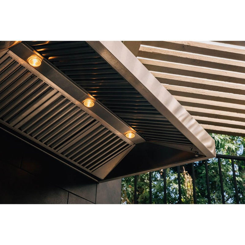 TrueFlame Outdoor Rated 1200 CFM Vent Hood includes 1/2" Mounting Bracket