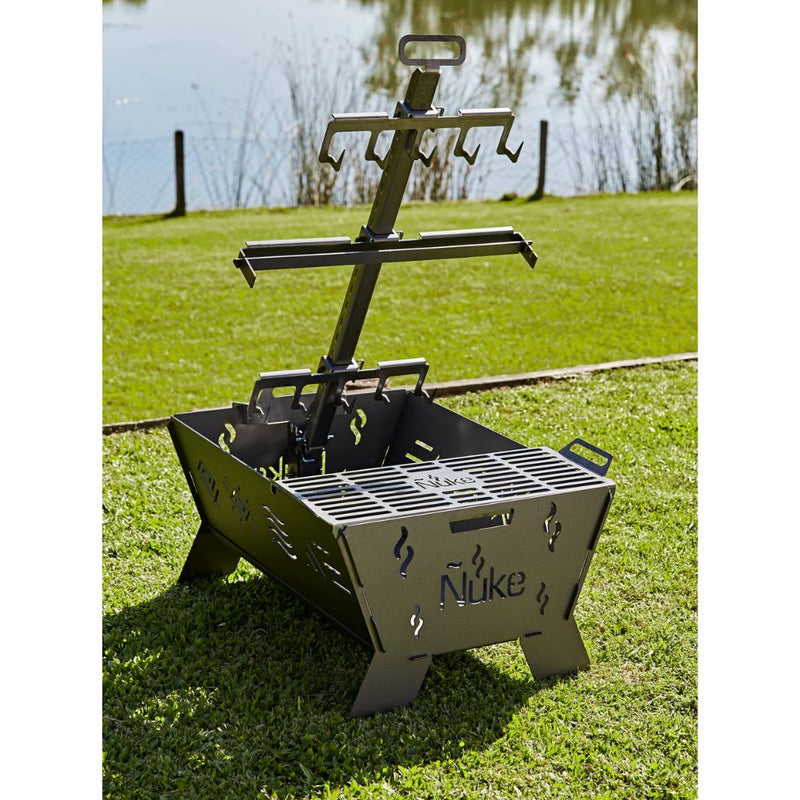 Nuke Huapi 70 Portable Argentine Wood Fire Firepit