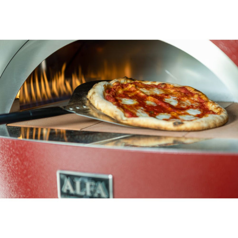 Alfa Moderno Ruby Red 2 Pizze Freestanding Gas Oven