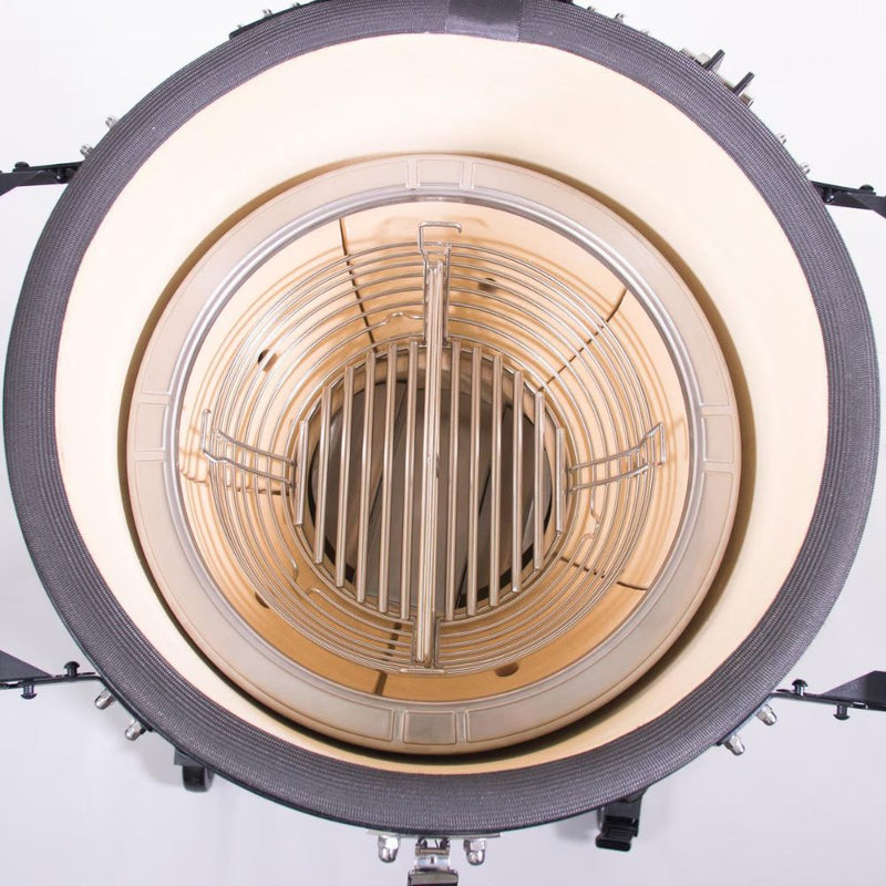 Kamado Joe Classic III Bundle w/ Cart, Cover, JoeTisserie, 2 Bags Lump Charcoal & Firestarter