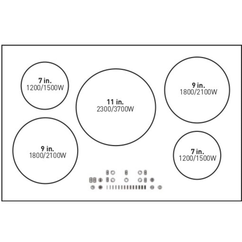 Thor Kitchen 36-Inch 5-Element Induction Cooktop