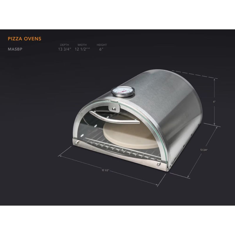 Mont Alpi MASBP Universal Side Burner Pizza Oven
