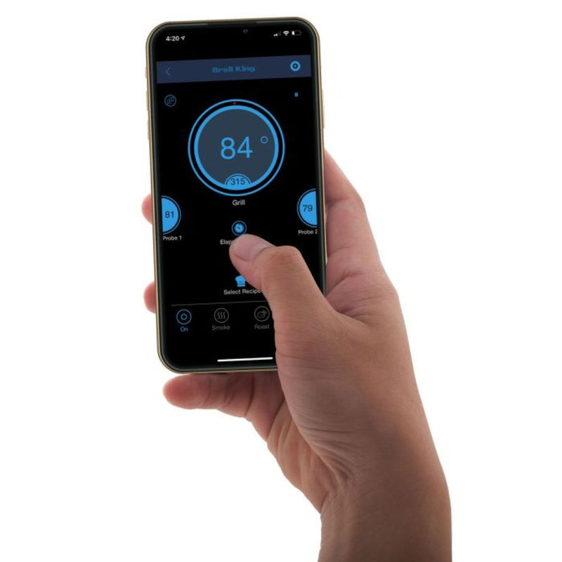 Broil King 494051 Crown 500 Freestanding Pellet Smoker & Grill