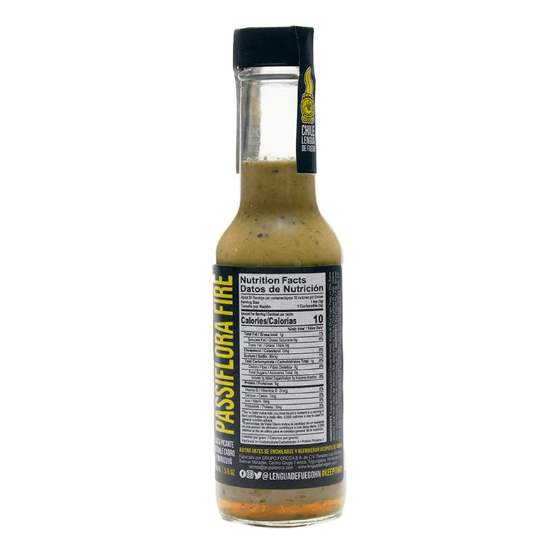 Chile Lengua de Fuego - Passiflora Fire Hot Sauce