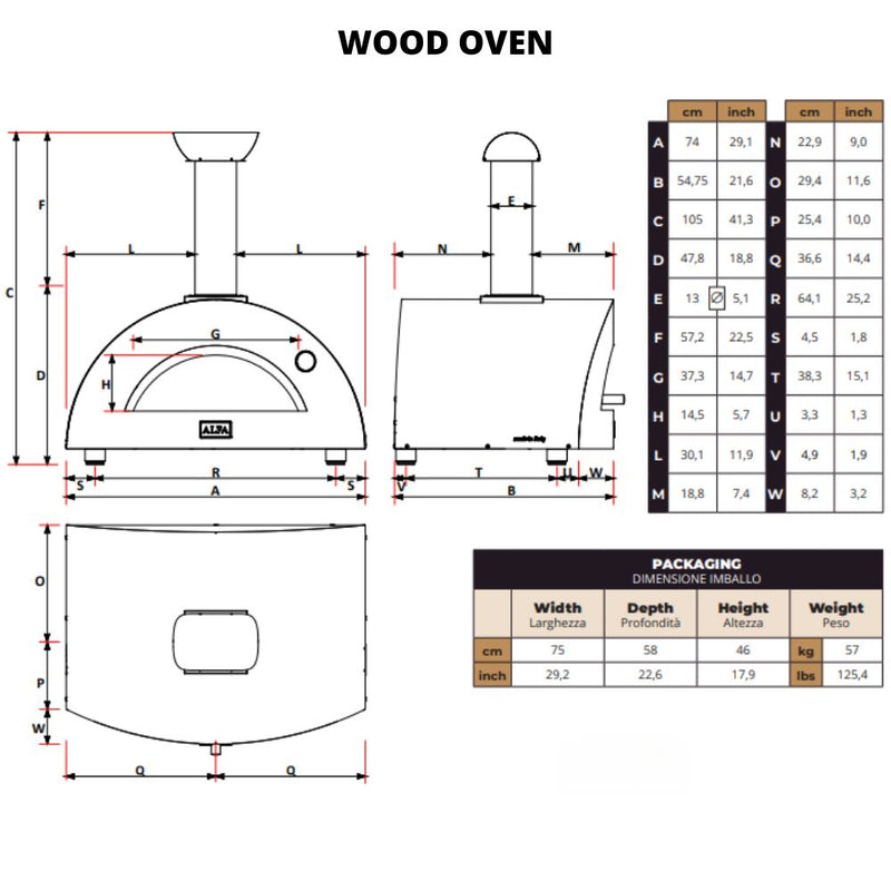 Alfa Moderno 1 Pizza Oven