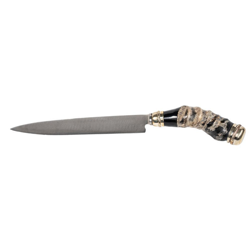 El Cedro Nickel Silver Antilope Handle Knife