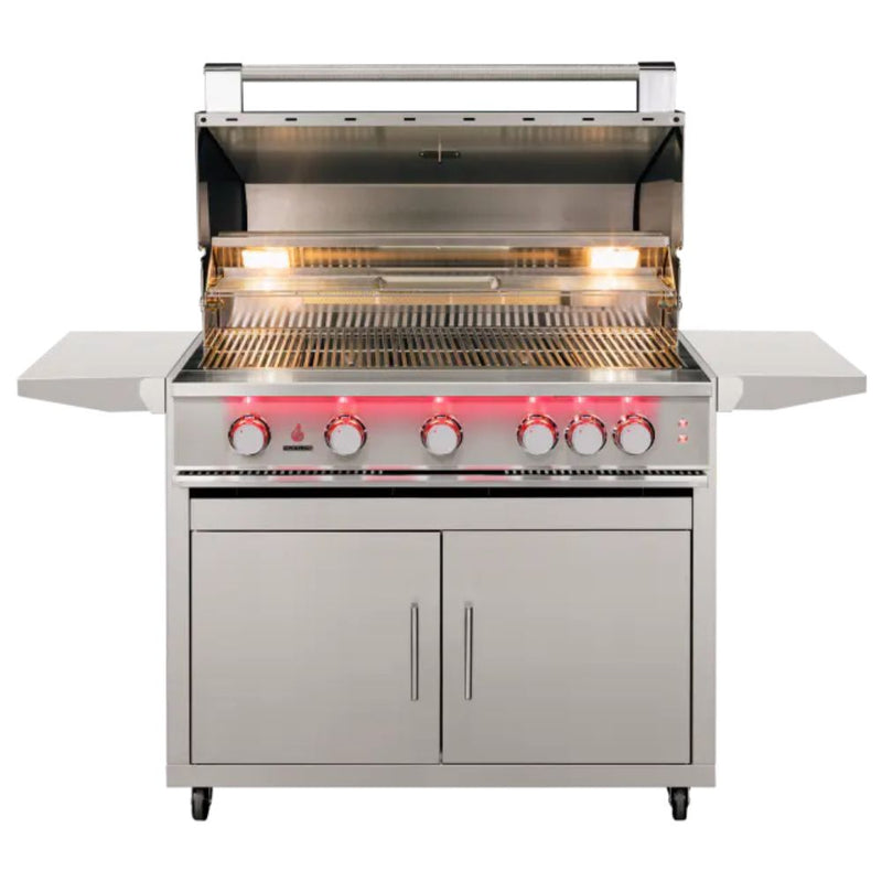 TrueFlame 40-Inch Freestanding Gas Outdoor Grill with Free Cover