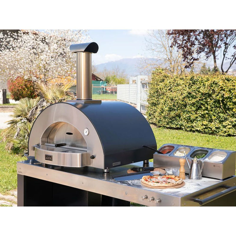 Alfa Classico 4 Pizze Grey Pizza Oven