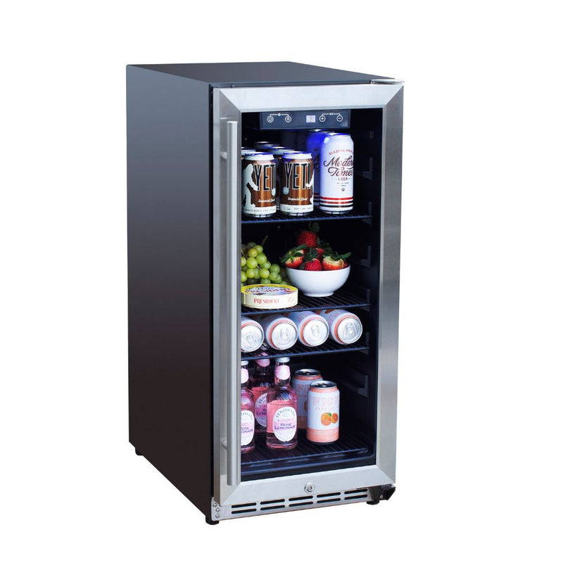 TrueFlame Outdoor Rated 15 Inch Fridge