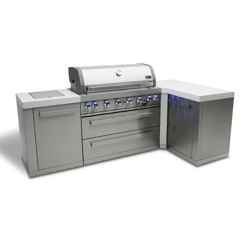 Mont Alpi MAi805-90 6-Burner Island with 90-Degree Corner