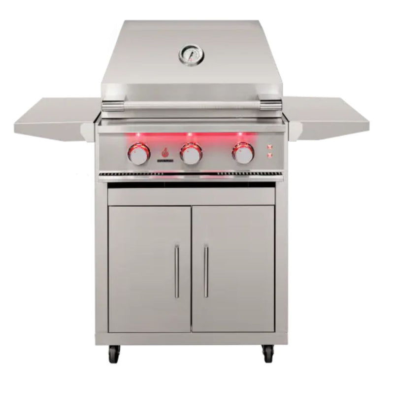 TrueFlame Freestanding 25-Inch Gas Grill With Free Cover