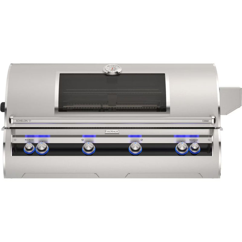 Fire Magic Echelon Diamond 48-Inch Built-In Gas Grill w/ Rotisserie, Left Side Infrared Burner & Magic Window