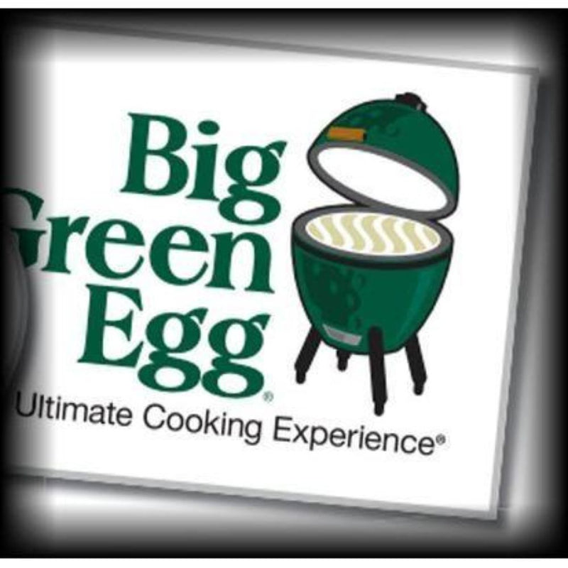 Big Green Egg 112927 Logo Rectangular Color Magnet 5"