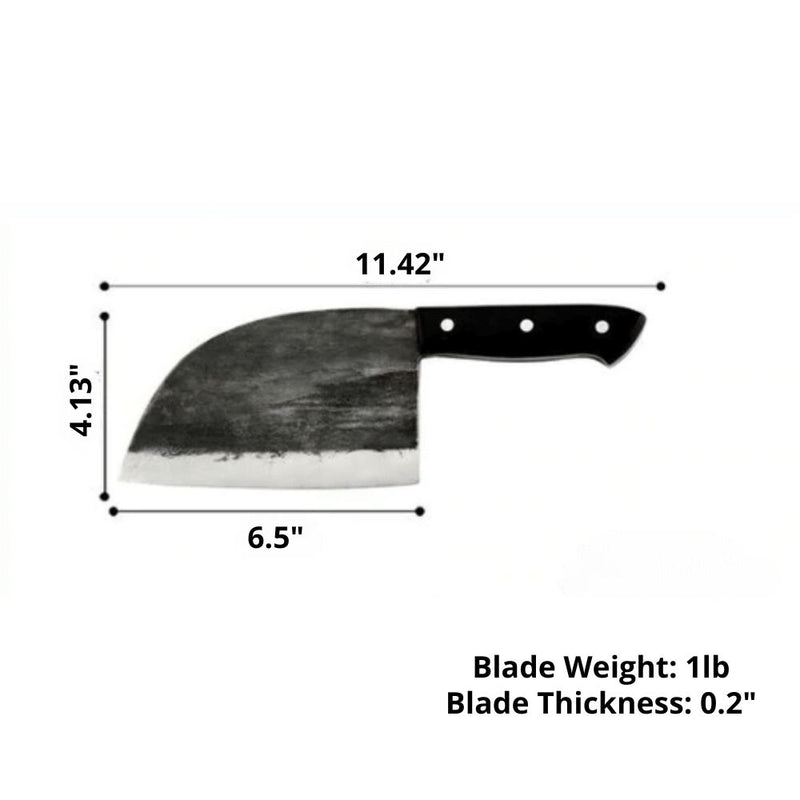 GW Pro 7 Handcrafted Butcher Knife Full Tang Handle Forged High-Carbon 7 Inche Blade