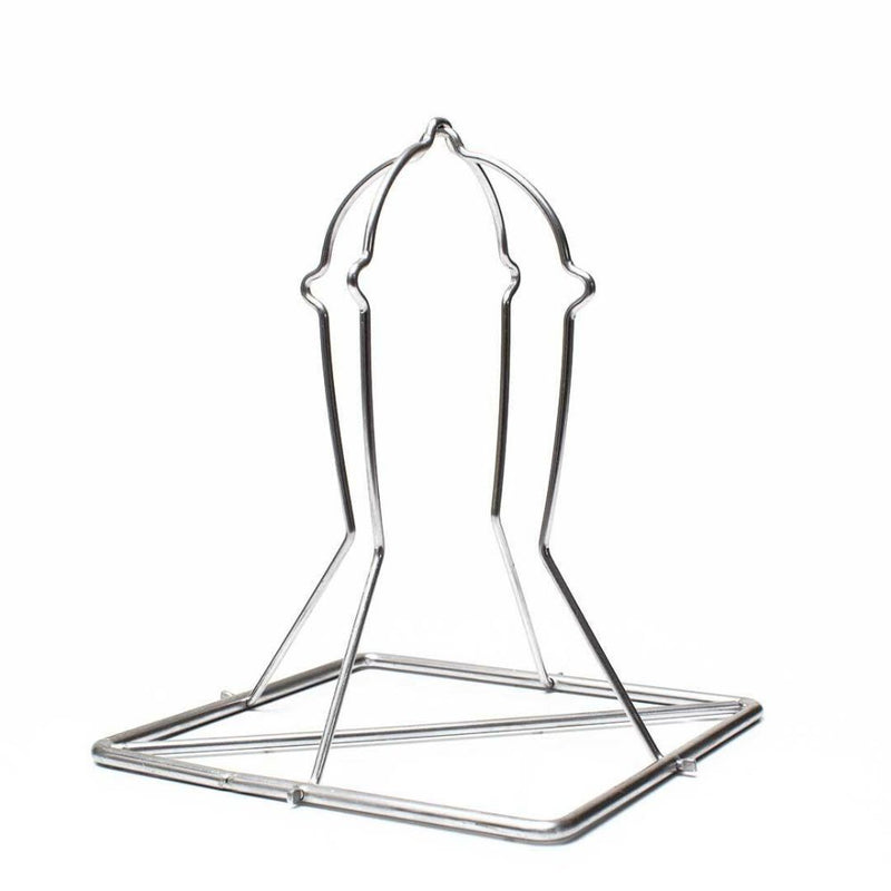 Big Green Egg 127754 Folding Stainless Steel Beer Can Chicken Roaster