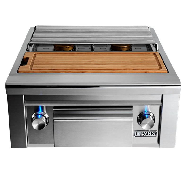 Lynx LSB2PC-1 Built-in Gas Double Side Burner With Cutting Board
